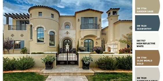 luxury home exterior colors