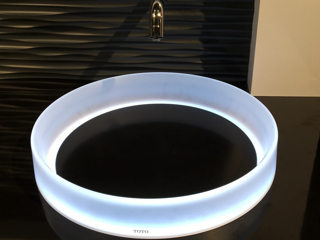 latest and greatest lit sink from Toto